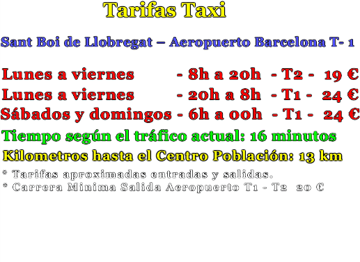 taxi sant boi